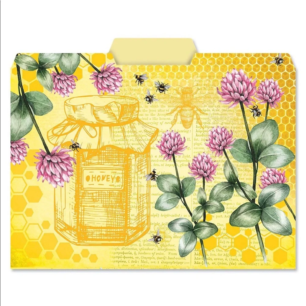 Bee Friends File Folders - Set of 24 (6 Designs) (619913)